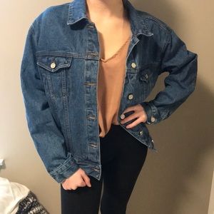 Oversized Missguided Jean Jacket
